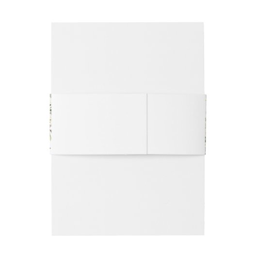 Rustiek Ivoor Bourgondië Sinaasappel Bloemen Goud Uitnodigingen Wikkel (Achterkant Voorbeeld)