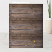 Rustiek Jubileum redenen waarom ik van je hou Kaart (Achterkant)