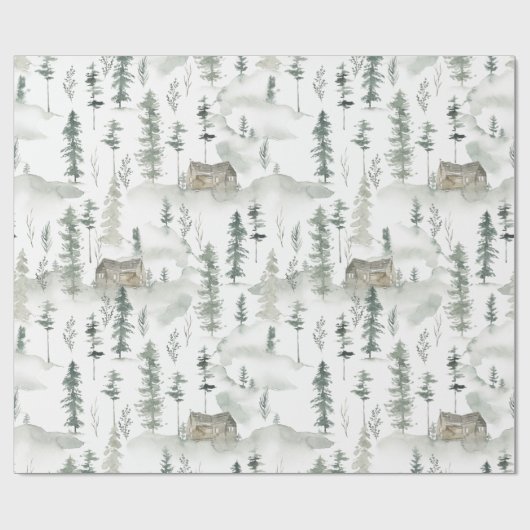 rustiek kajuitpakpapier cadeaupapier (Vlak)