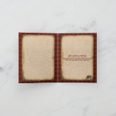 Rustiek Kamperen Glamping Natuur Bedankkaart (Binnen)