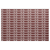 Rustiek kastanjebruin witte eland stof stuk (Fat Quarter)
