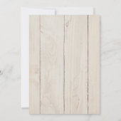 Rustiek Katoen en Groen Sla de datum op Kaart (Achterkant)