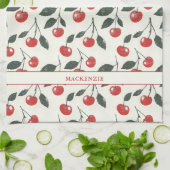 rustiek  kerspatroon theedoek (Gevouwen)