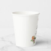 Rustiek kerst botanisch Vrijgezellenfeest Papieren Bekers (Rechts)