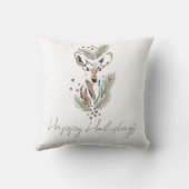 Rustiek Kerst Herten Vakantie Party Kussen (Achterkant)