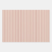 Rustiek Kerst Rood Geplakt Verpakkingspapier Inpakpapier Vel (Voorkant 3)