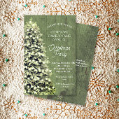 Rustiek Kerstboom Groen Bedrijf Vakantie Party