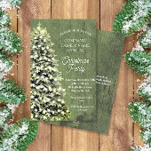 Rustiek Kerstboom Groen Bedrijf Vakantie Party