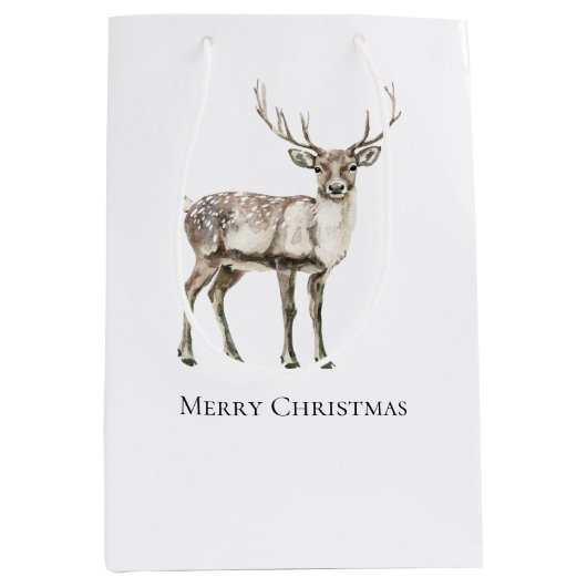 rustiek kersthert medium cadeauzakje (Voorkant)