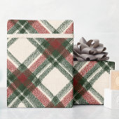 Rustiek kerstplakpapier cadeaupapier