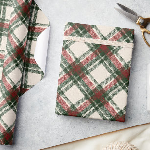 Rustiek kerstplakpapier cadeaupapier