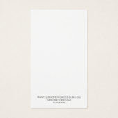 Rustiek Ketting Sieraden Display Kaart (Achterkant)