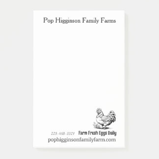 Rustiek  Kip Boerderij Post-it® Notes