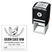 Rustiek  kippenei stempel (In situ)