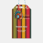 Rustiek Kleurrijk Klein Turkije Baby shower Cadeaulabel (Voorkant)