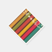 Rustiek Kleurrijk Klein Turkije Baby shower Servet (Hoek)