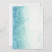 Rustiek Kompas Strand Koppel Douche Kaart (Achterkant)