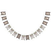 Rustiek konijntje bruin en wit Baby shower Vlaggetjes (Alle)