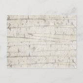 Rustiek koper geometrisch groen berken Briefkaart (Achterkant)