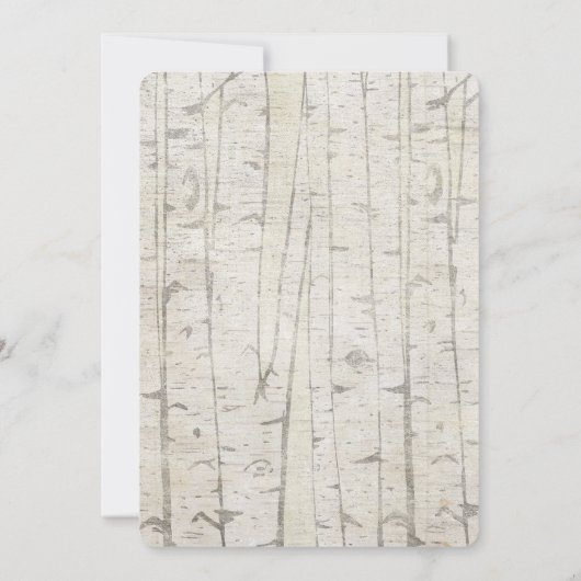 Rustiek koper geometrisch groen Elegante bruiloft Kaart (Achterkant)