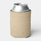 Rustiek kraftpapier: getextureerde achtergrond. blikjeskoeler (Blikje Voorkant)