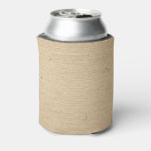 Rustiek kraftpapier: getextureerde achtergrond. blikjeskoeler (Blikje Achterkant)