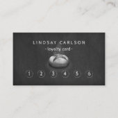 Rustiek krijtbord bakkerij loyalty card visitekaartje (Voorkant)