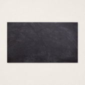 Rustiek krijtbord Bruiloft Drink Voucher Ticket Visitekaartje (Achterkant)