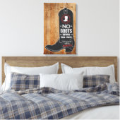 Rustiek krijtbord Ingangsteken Canvas Afdruk (Insitu (Slaapkamer))