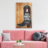 Rustiek krijtbord Ingangsteken Canvas Afdruk (Insitu (Woonkamer))