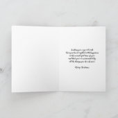 Rustiek krijtbord verloofde vrolijk kerstfeest kaart (Binnen)