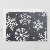 Rustiek krijtbord Zeer Vrolijk Kerstmis Foto Feestdagenkaart (Achterkant)