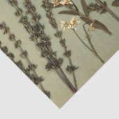 Rustiek kruid- en wildebloem tissuepapier (Detail)