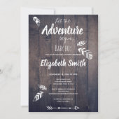 Rustiek Laat het avontuur beginnen. Kaart (Voorkant)