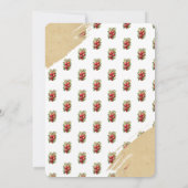 Rustiek land Appel van ons oog Baby shower Kaart (Achterkant)