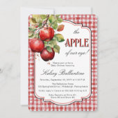 Rustiek land Appel van ons oog Baby shower Kaart (Voorkant)