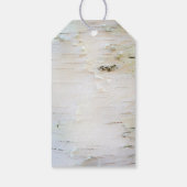 Rustiek Land Berk Bark Hart Bruiloft Cadeaulabel (Achterkant)