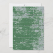 Rustiek Land Bloemen Houten Kerstmis Feestdagenkaart (Achterkant)