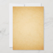 Rustiek Land Bloemenlantaarn Bruiloft uitnodiging (Achterkant)