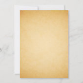 Rustiek Land Bloemenlantaarn Bruiloft uitnodiging (Achterkant)