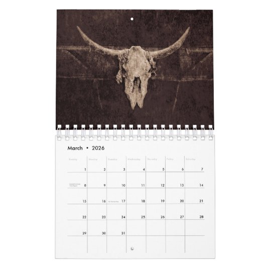 Rustiek Land Boerderij Art 2024 Kalender (Mar 2026)