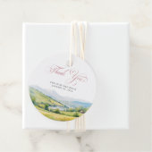 Rustiek land Boerderij bruiloft dank u Bedankjes Labels (In situ)