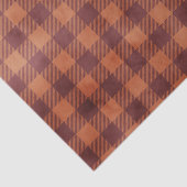 Rustiek Land Boerderij Plaid Patroon Tissuepapier (Detail)