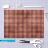 Rustiek Land Boerderij Plaid Patroon Tissuepapier (Craft)