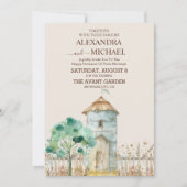 Rustiek Land Boerderij Schuur Bruiloft Uitnodiging (Voorkant)