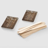 RUSTIEK Land bruiloft string lichten Handwaaier (Niet-gemonteerd)