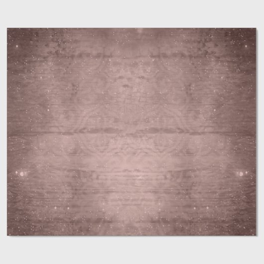 Rustiek Land Chic Bruin Cadeaupapier (Vlak)