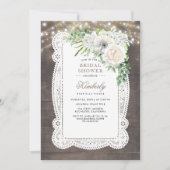 Rustiek Land Chic Floral Vrijgezellenfeest Kaart (Voorkant)