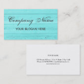 Rustiek land chique visitekaartje template (Voorkant / Achterkant)