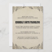 rustiek land | Fotoafstudeerfeest Kaart (Achterkant)